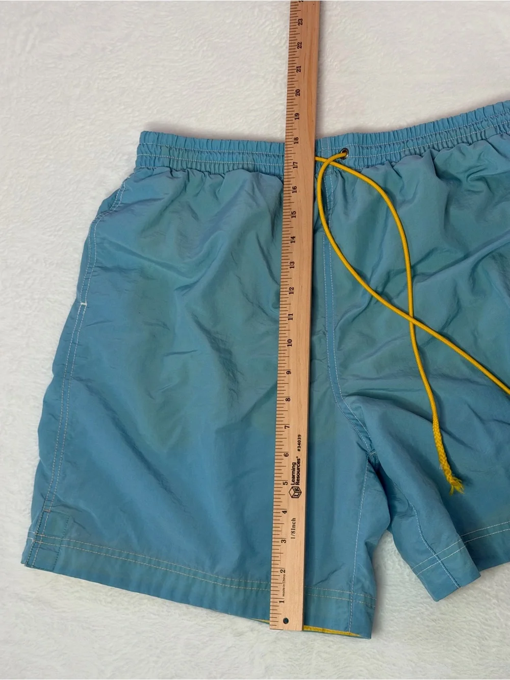 Tommy Hilfiger Blue Swim Trunks Large‎ Flag Logo Mesh Lined flaw drawstring